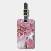 Sakura Cheroms Blüten Pink Gepäckanhänger (Vorderseite vertikal)