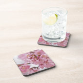 Sakura Cheroms Blüten Pink Getränkeuntersetzer (Rechte Seite)