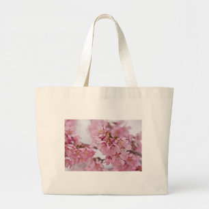 Sakura Cheroms Blüten Pink Jumbo Stoffbeutel