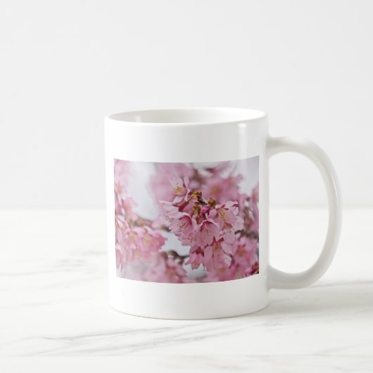 Sakura Cheroms Blüten Pink Kaffeetasse (Rechts)