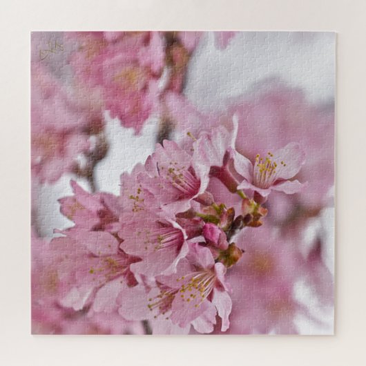 Sakura Cheroms Blüten Pink Puzzle (Horizontal)
