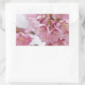 Sakura Cheroms Blüten Pink Rechteckiger Aufkleber (Tasche)