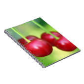Sakura Cherries Köstliche Vegane vegetarische Früc Notizblock (Rechte Seite)