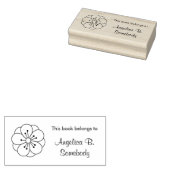 Sakura Cherry Blossom Blume Buchzeichen Gummistempel (Stempel)