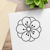 Sakura Cherry Blossom Blume Gummistempel