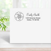 Sakura Cherry Blossom Blume Rücksendeadresse Gummistempel