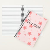 Sakura Cherry Blossom Blumenmuster Notizblock (Innen)