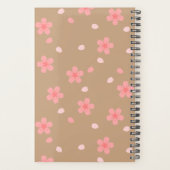 Sakura Cherry Blossom Blumenmuster Planer (Rückseite)