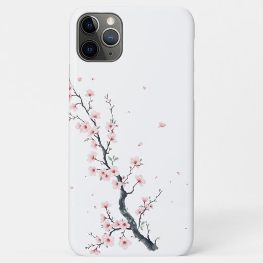 Sakura Cherry Blossom Branch iPhone / iPad case (Rückseite)