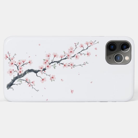 Sakura Cherry Blossom Branch iPhone / iPad case (Rückseite (Horizontal))