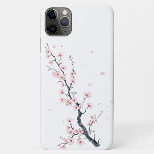 Sakura Cherry Blossom Branch iPhone / iPad case (Rückseite)