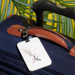 Sakura Cherry Blossom Branch Luggage Tag Gepäckanhänger