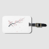 Sakura Cherry Blossom Branch Luggage Tag Gepäckanhänger (Vorderseite (Horizontal))