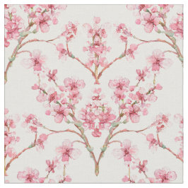 Sakura Cherry Blossom Damask Wassercolor Stoff
