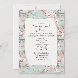 Sakura Cherry Blossom Design for Vow Renewal Einladung