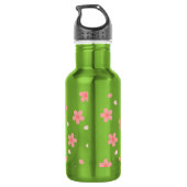 Sakura Cherry Blossom Edelstahlflasche (Rückseite)