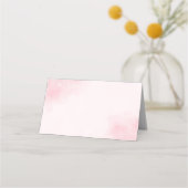 Sakura Cherry Blossom Faltende Platzkarte (Rückseite)