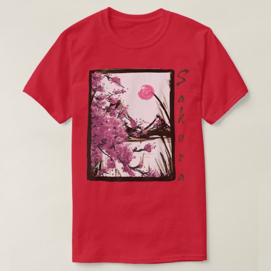 Sakura Cherry Blossom Festival Cherry Blossom Tree T-Shirt (Design vorne)