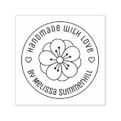 Sakura Cherry Blossom Flower Handmade with Love Permastempel (Design)