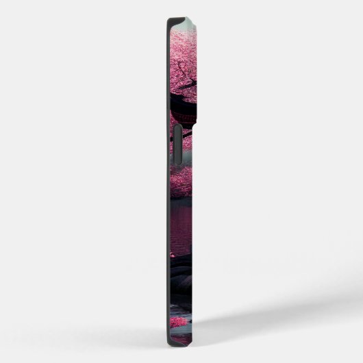 Sakura Cherry Blossom Garden Shrine Pond Japanisch Case-Mate iPhone Hülle (Rückseite / Rechts)