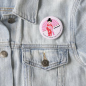 Sakura Cherry Blossom Japanisches Mädchen Geburtst Button (Beispiel)