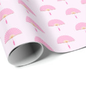 Sakura Cherry Blossom Japanisches Mädchen Geburtst Geschenkpapier (Rolleneckpunkt)