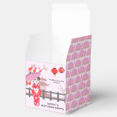 Sakura Cherry Blossom Japanisches Mädchen Geburtst Geschenkschachtel (Geöffnet)