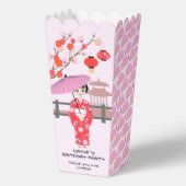 Sakura Cherry Blossom Japanisches Mädchen Geburtst Geschenkschachtel (Vorderseite)