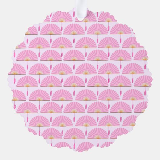 Sakura Cherry Blossom Japanisches Mädchen Geburtst Ornament Karte (Rückseite)