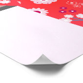 Sakura Cherry Blossom Japanisches Mädchen Geburtst Poster (Ecke)