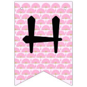 Sakura Cherry Blossom Japanisches Mädchen Geburtst Wimpelkette (Zweite Fahne)