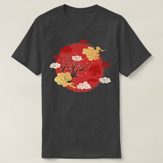 SAKURA CHERRY BLOSSOM JAPAN'S FAVORITE FLOWER 1103 T-Shirt (Design vorne)