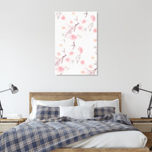 Sakura, Cherry Blossom Leinwanddruck (Insitu (Schlafzimmer))