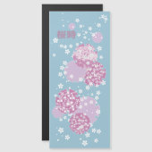 Sakura, Cherry Blossom Magnetkarte (Vorne/Hinten)