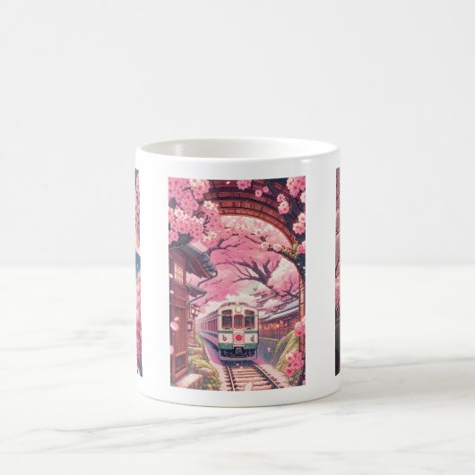 Sakura Cherry Blossom Travel Mug Kaffeetasse (Mittel)