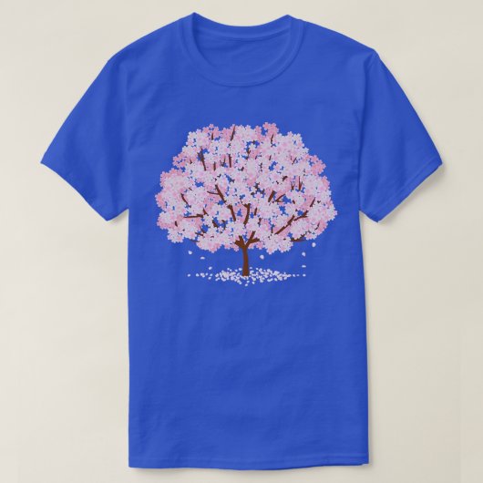 Sakura Cherry Blossom Tree T-Shirt (Design vorne)