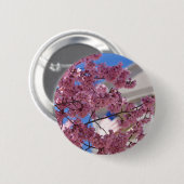 Sakura Cherry Blossoms Americana Button (Vorne & Hinten)