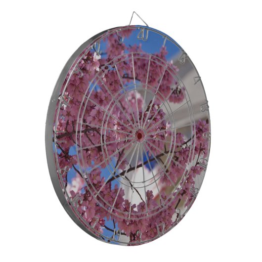 Sakura Cherry Blossoms Americana Dartscheibe (Vorderseite Links)
