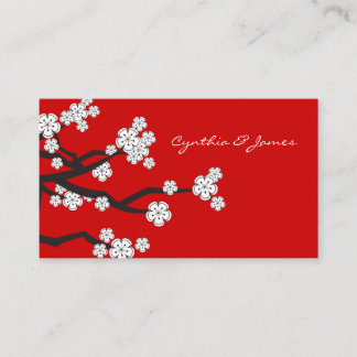 Sakura Cherry Blossoms Asiatische Hochzeitsfeier P Platzkarte