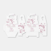 Sakura Cherry Blossoms Babydusche weiß Geschenkschachtel (Ungefaltet)