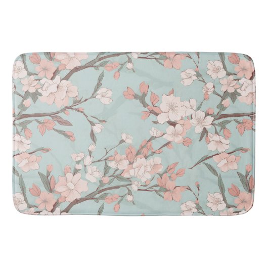 Sakura Cherry Blossoms Badematte (Vorderseite)