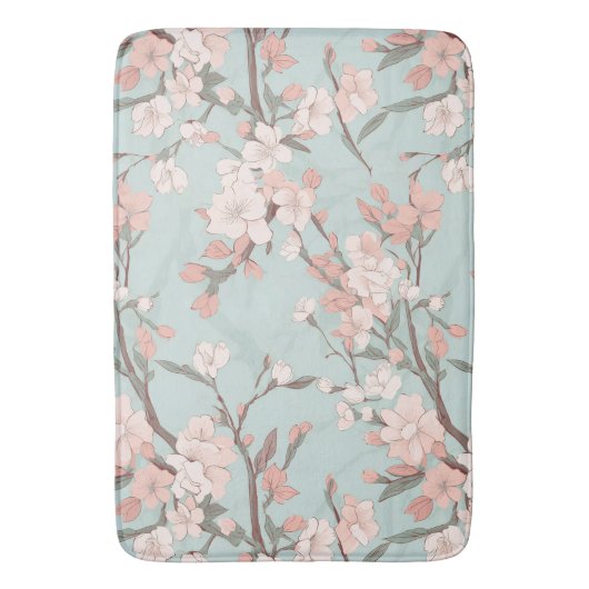 Sakura Cherry Blossoms Badematte (Vorderseite Vertikal)