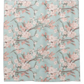 Sakura Cherry Blossoms Duschvorhang (Vorderseite)