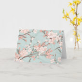 Sakura Cherry Blossoms Karte (Gelbe Blume)