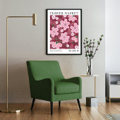 Sakura Cherry Blossoms März Birma Blume Markt Poster