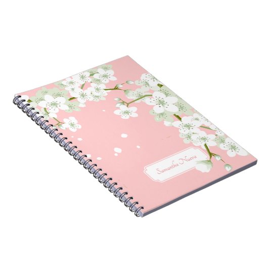 Sakura Cherry Blossoms-Notebook Notizblock (Rechte Seite)
