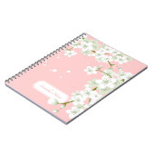 Sakura Cherry Blossoms-Notebook Notizblock (Linke Seite)