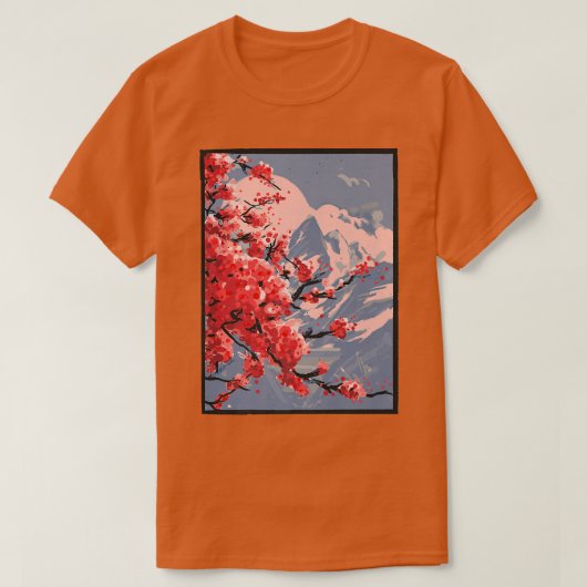 Sakura Cherry Blossoms T-Shirt (Design vorne)