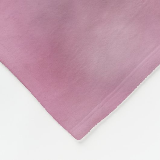 Sakura Cherry blüht pastellrosa Schichten Fleecedecke (Ecke)