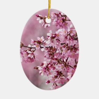 Sakura Cherry blüht pastellrosa Schichten Keramikornament